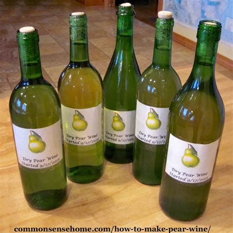 How to Make Pear Wine - Easy Homemade Wine Recipe for Ripe Pears