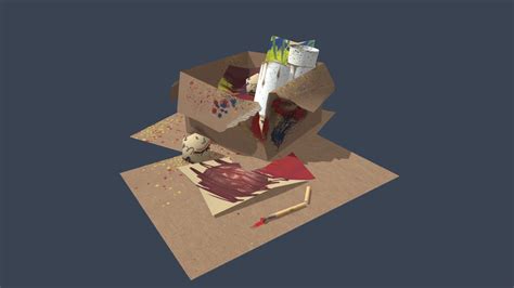 Trash Box - 3D model by Katalina (@KatalinaOk) [7eebad4] - Sketchfab