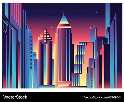 Atlanta skyline Royalty Free Vector Image - VectorStock