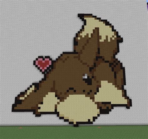 Eevee Pixel Art by BannerWolf on DeviantArt