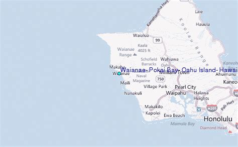 Waianae, Pokai Bay, Oahu Island, Hawaii Tide Station Location Guide