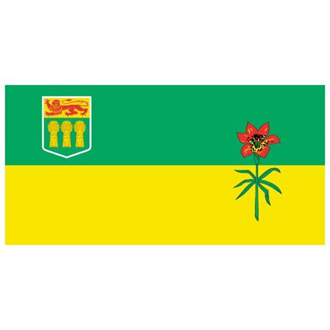 Saskatchewan flag .eps Royalty Free Stock SVG Vector