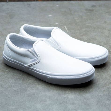 Vans Men Classic Slip-On - Classic Tumble white