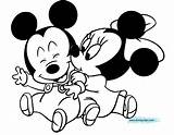 Disney Baby Minnie Mouse Coloring Pages Sketch Page sketch template