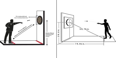 Experience Fair and Fun Play with Regulation Dartboard Height and Distance!