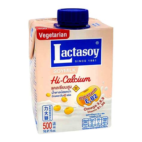 LACTASOY SOYMILK HI-CALCIUM 500ML