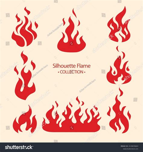 Different Types Variety Flames Collection Set Stock Vector (Royalty Free) 2139076603 | Shutterstock