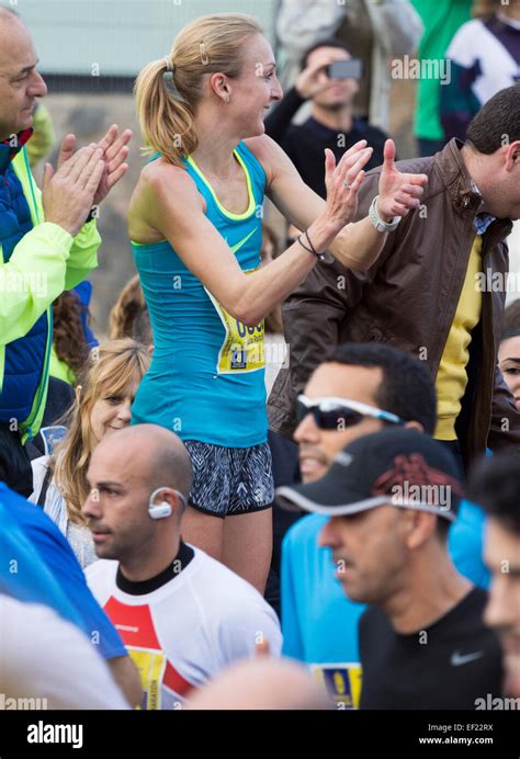 World record holder for the marathon, Paula Radcliffe, at the Gran ...