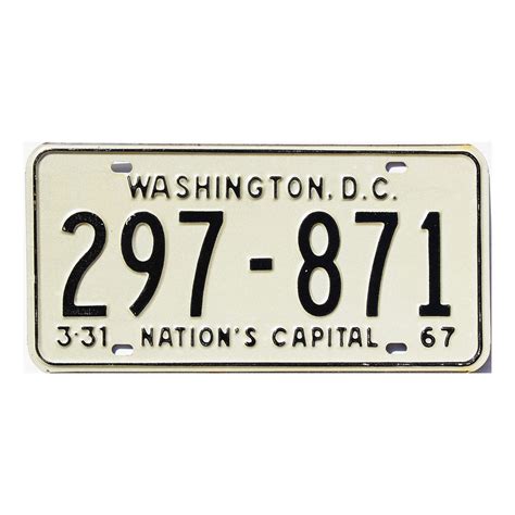 1967 Washington D.C. #297871 | Old DC License Plates