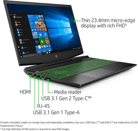 HP Pavilion 15-dk0068wm Gaming Laptop (15.6″ FHD, Intel Core i5-9300H ...