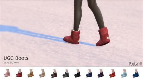 UGG Boots Classic Mini by Paulean R | Sims 4 cc shoes, Sims, Sims 4 toddler