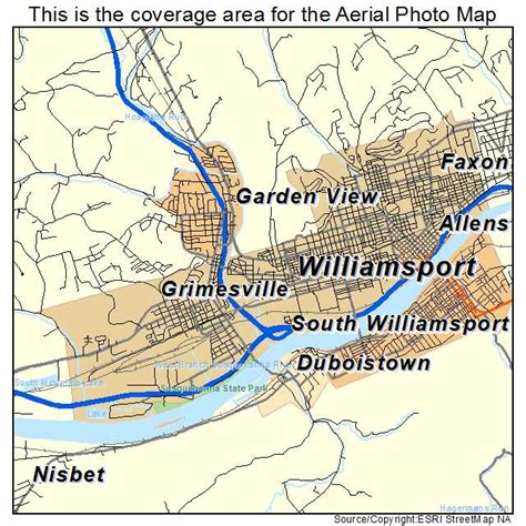 Map Of Williamsport Pa | World Map 07