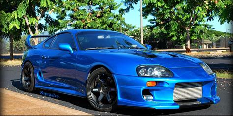 Toyota Supra Blue - amazing photo gallery, some information and specifications, as well as users ...