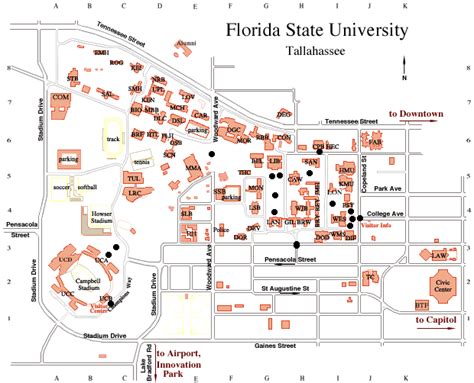 Fsu Campus Map