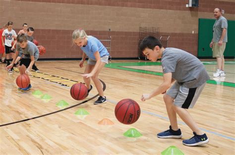 Youth Learn Basketball Basics In Mesquite Clinic - The Progress