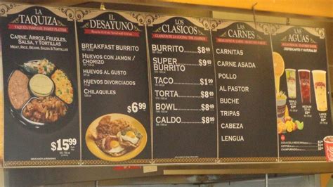 Menu at Cardenas Markets restaurant, Hayward, Hesperian Blvd