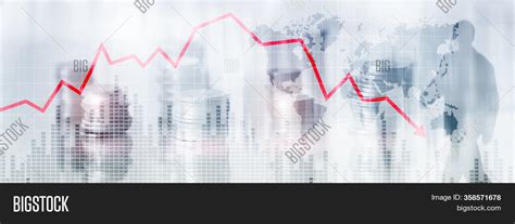 Chart Red Down Arrow Image & Photo (Free Trial) | Bigstock