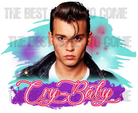 Cry Baby johnny Depp Digital Download PNG File - Etsy