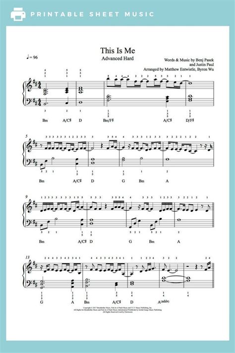 This Is Me Piano Chords | Piano Chord Songs