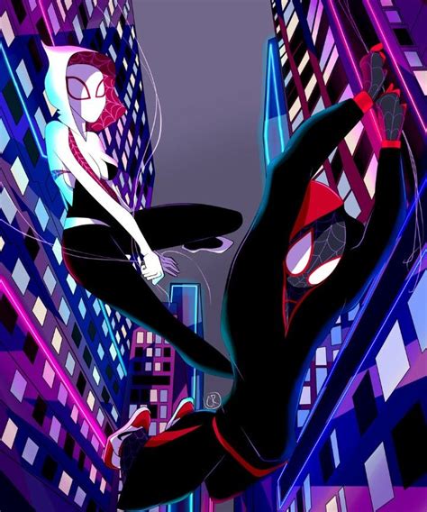 Ultimate Spider-Man & Spider-Gwen, Into the Spider-Verse Spiderman And ...