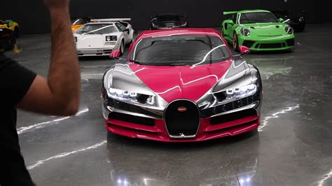 Bugatti Chiron Gets "Stolen", Wrapped in Pink and Chrome Just Like ...