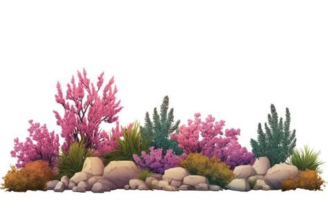 Colorful desert plants illustration | Free Photo Illustration - rawpixel