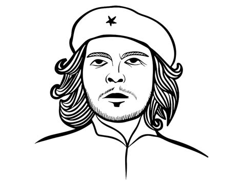 Che Guevara - Coloring Pages