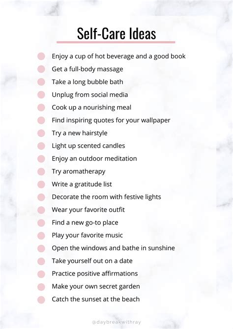 The Ultimate List of Self-Care Ideas is here! (UPDATED)