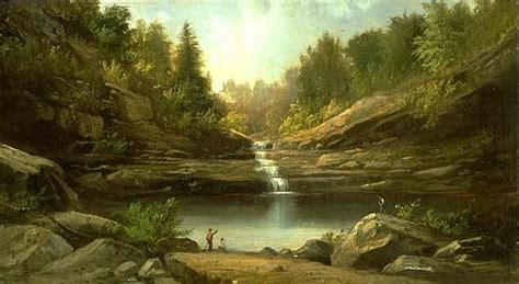 Oil Painting Replica Romantic Landscape, (painting), 1871 by Robert ...