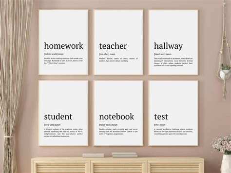 Middle School Classroom Posters, Funny Classroom Decor, School ...