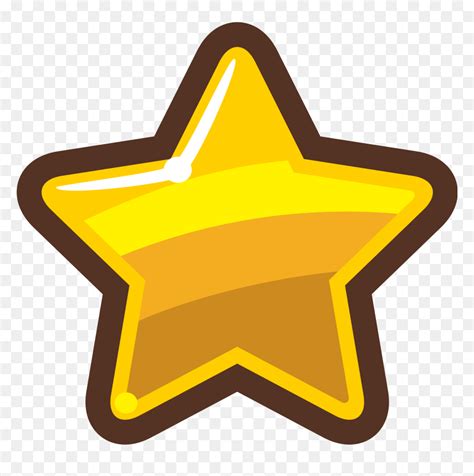 Cartoon Gold Star Clip Arts - Cartoon Gold Star Png, Transparent Png - vhv