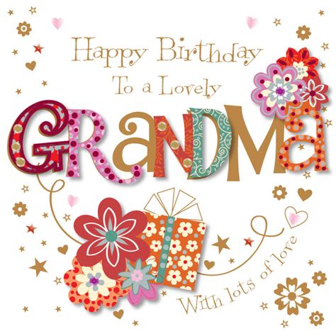 Happy Birthday Grandma Cards Printable - Printable Word Searches