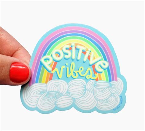 Vinyl Stickers | Positive Vibes – Lucky Dancewear