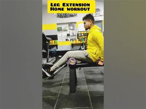 Leg Extension and Lying Leg curls WITHOUT MACHINE 💪#shorts #youtubeshorts - YouTube