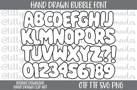 Bubble Font Svg Bubble Letters Svg Bubble Alphabet Svg - Etsy Hong Kong