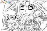 Printable Coloring Pages Yu Gi Oh sketch template