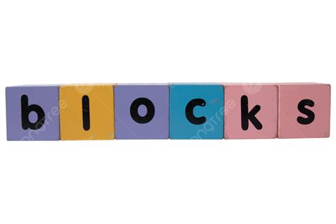 Wooden Blocks Arranged To Spell Letters On A, Learn, Concept, Play PNG Transparent Image and ...