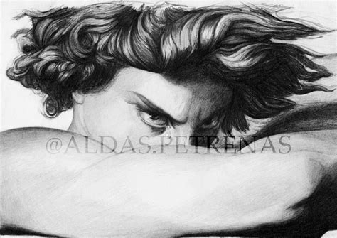 Alexandre Cabanel Fallen Angel Portrait Pencil Drawing Fine | Etsy