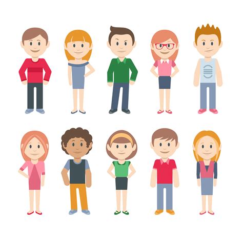 FREE 30+ Vector People Avatars Set in PSD