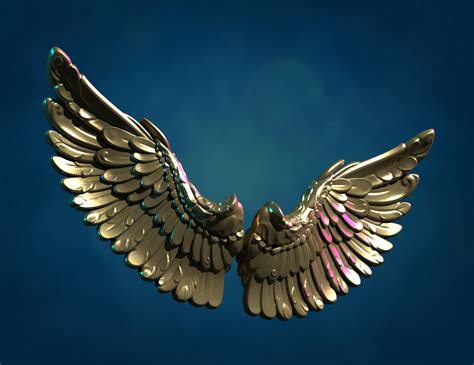 ArtStation - Wings sculpture | Resources