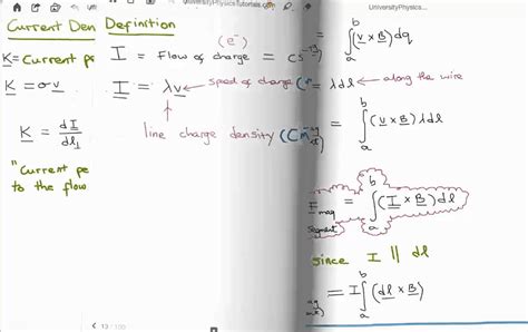 Magnetostatics 2 : Current Density and the Continuity Equation - YouTube