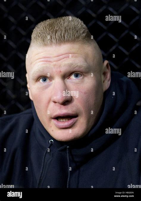 UFC Fighter Brock Lesnar speaks to the media before UFC 141 in Las ...