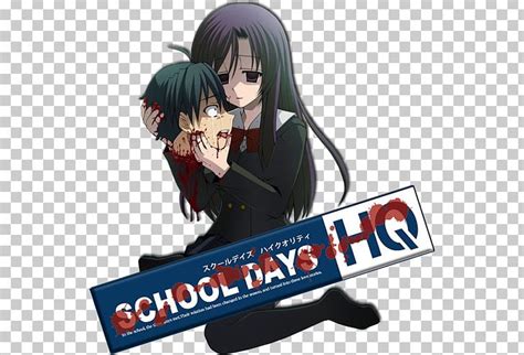 School Days HQ Kotonoha Katsura Sekai Saionji PNG, Clipart, Android ...