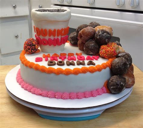 dunkin donuts birthday cake donuts - Maxwell Langlois