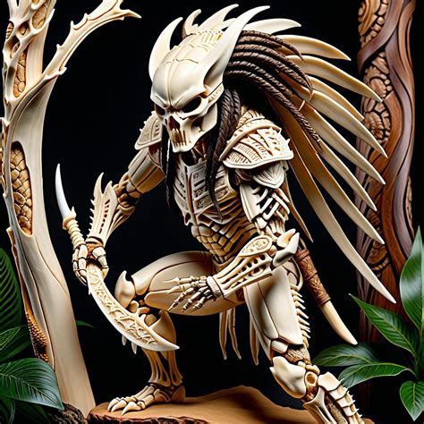 Skeleton Predator v2 - AI Generated Artwork - NightCafe Creator