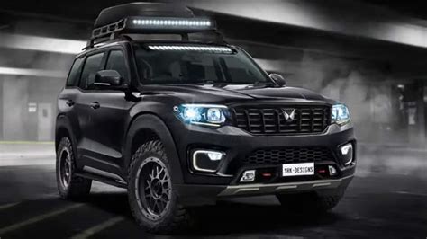 New Mahindra Scorpio-N imagined as ‘Black Edition’ model with off ...