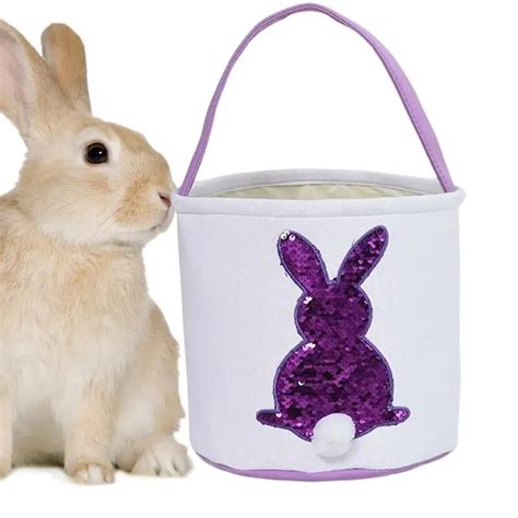 837 Easter Bunny Basket Bags Cute Bunny Ear Easter Basket Easter Gift Bags Bunny Treat Bags Wi ...
