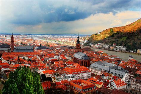 Ancient European City Photograph by Qian Jinqun