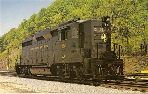 NW0002 New EMD GP30 locomotive No. 531 as delivered to the Norfolk & Western in 1964 (N&W ...