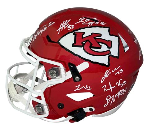 PATRICK MAHOMES TRAVIS KELCE ANDY REID CHIEFS SUPER BOWL TEAM SIGNED ...